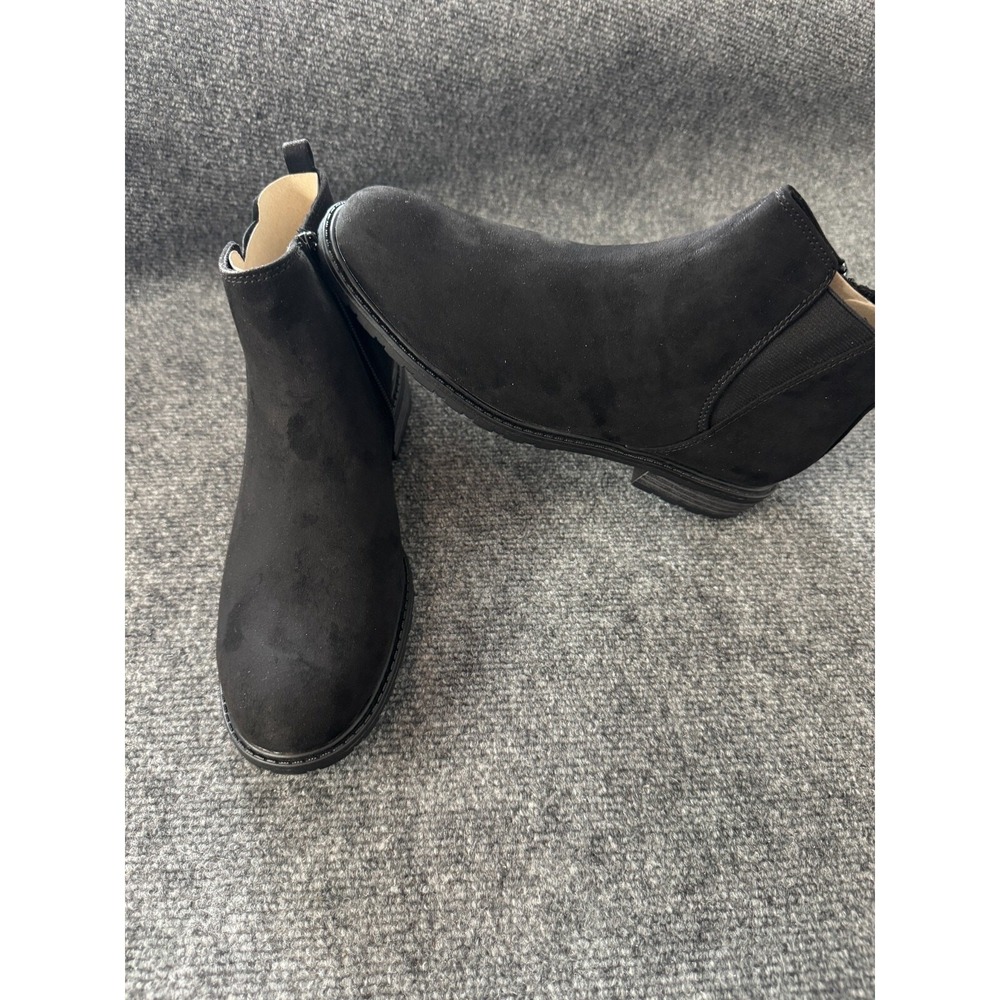 Sonoma Ankle Boots Women's Lottie Black Micro Chelsea size 9 New - Picture 8 of 8
